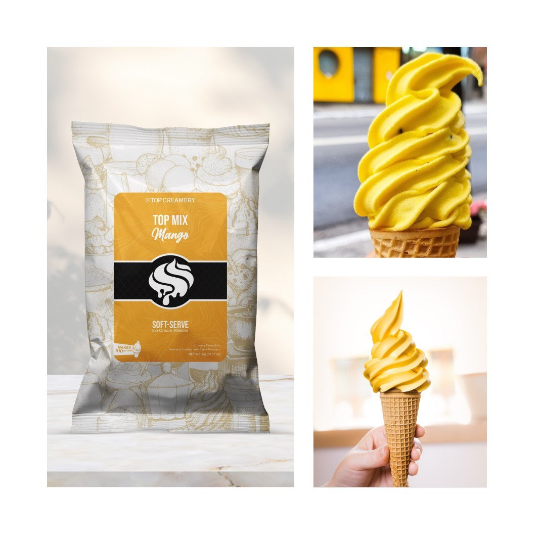 TOP Mix Soft-Serve Ice Cream Mango Powder - Image 3