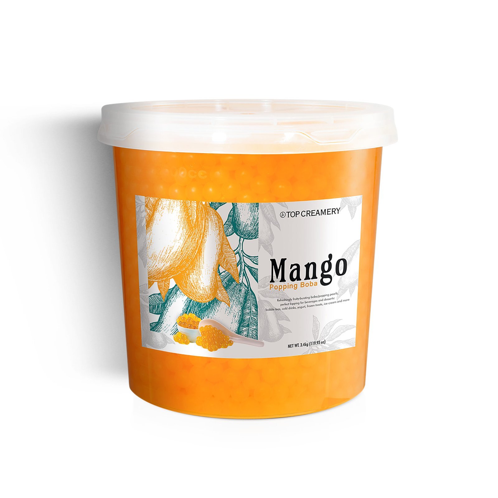 Mango Popping Boba