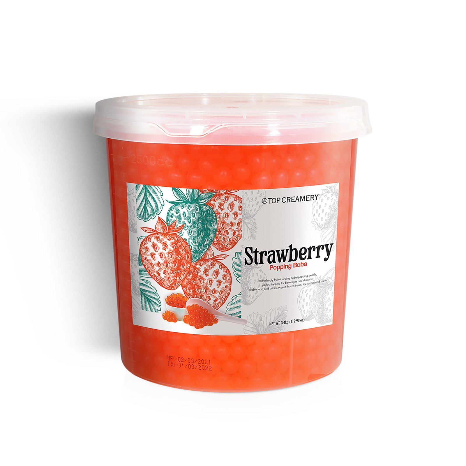 Strawberry Popping Boba
