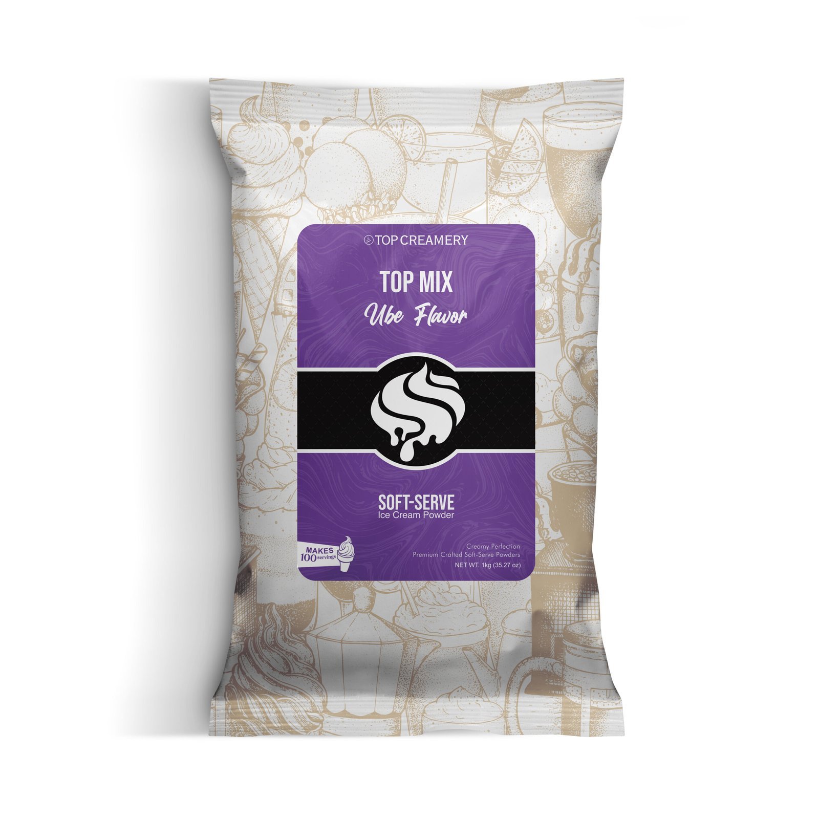 Ube Soft Serve Powder