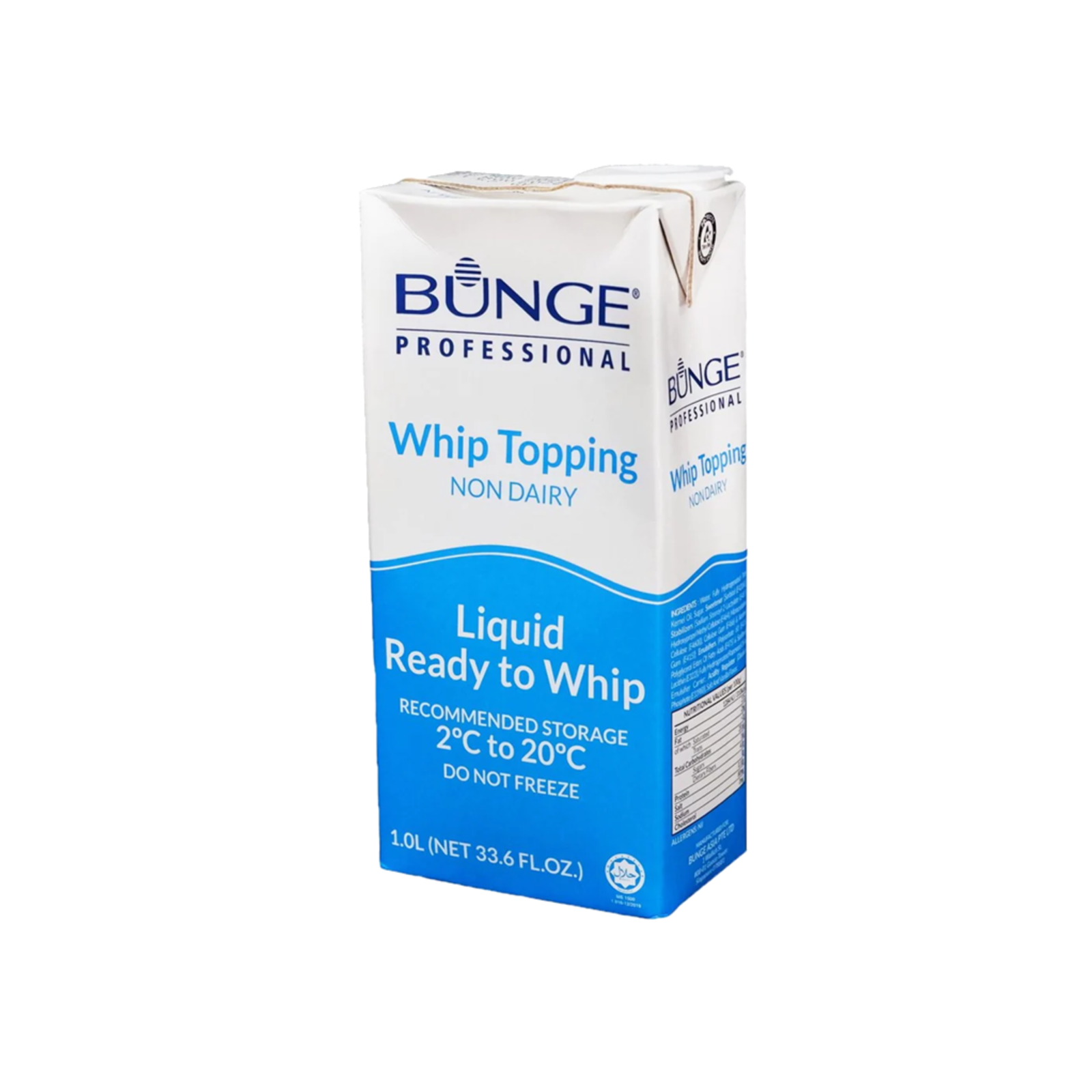 Bunge Professional Non Dairy Whip Topping 1L