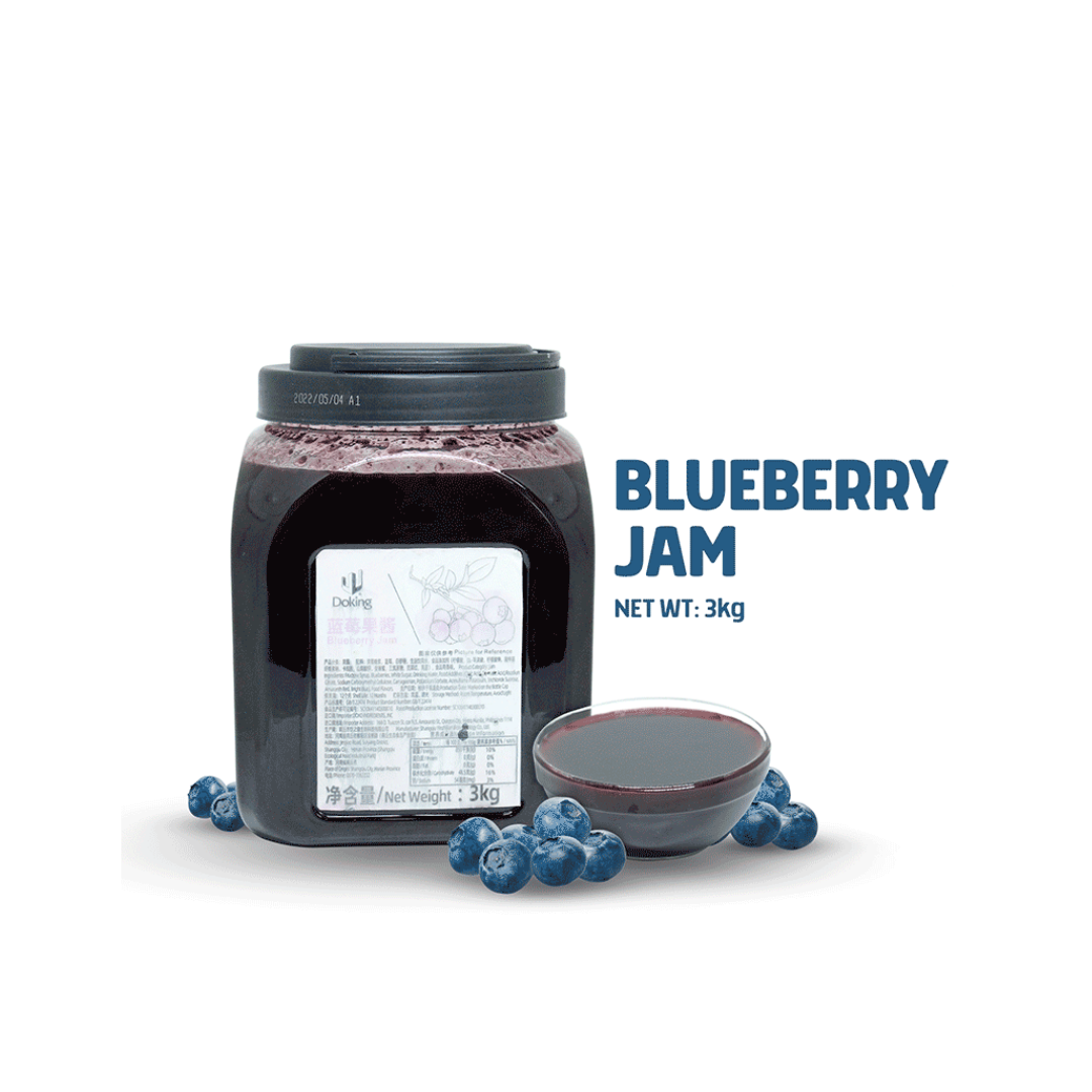 Doking Blueberry Fruit Jam 3KG