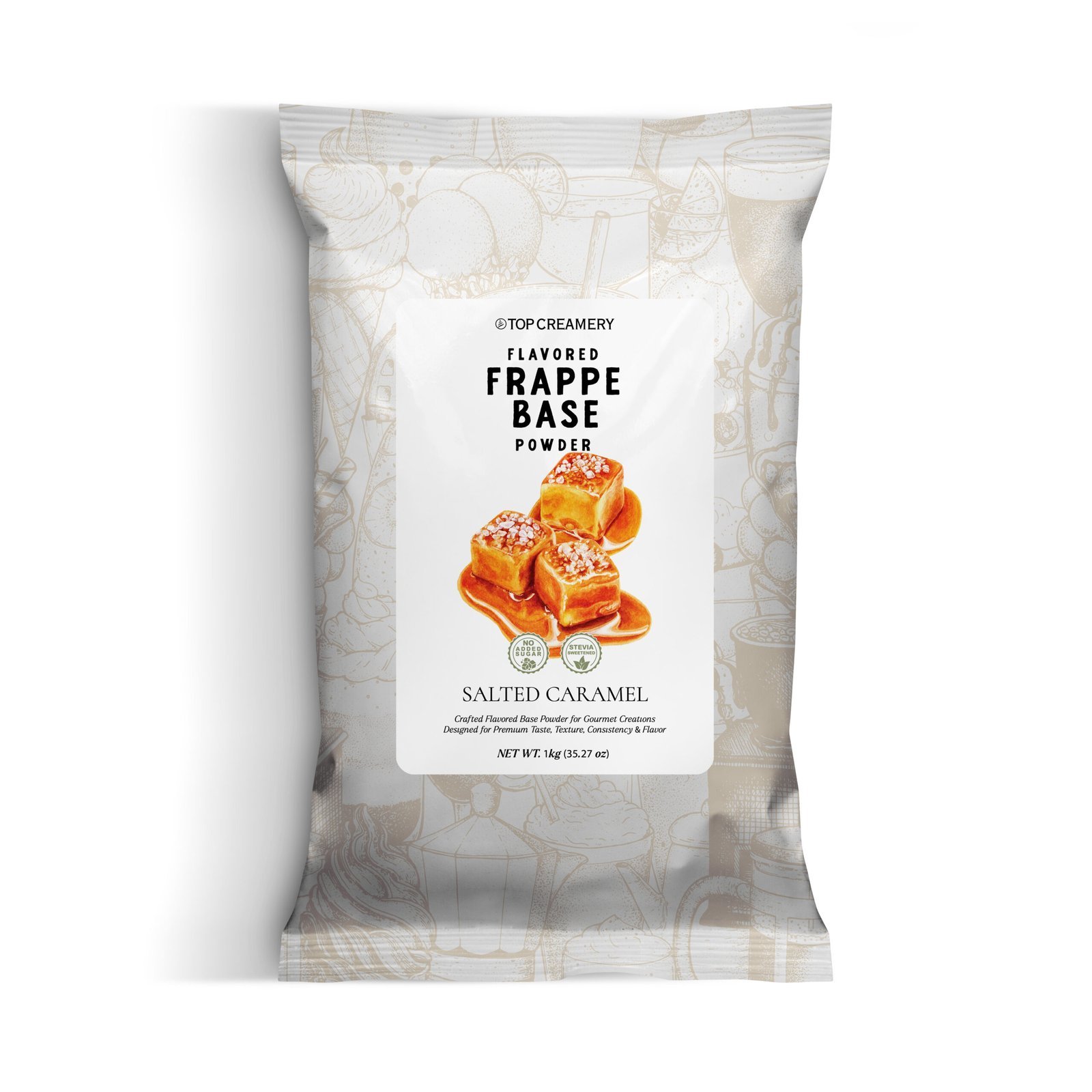 Salted Caramel Frappe Base Powder