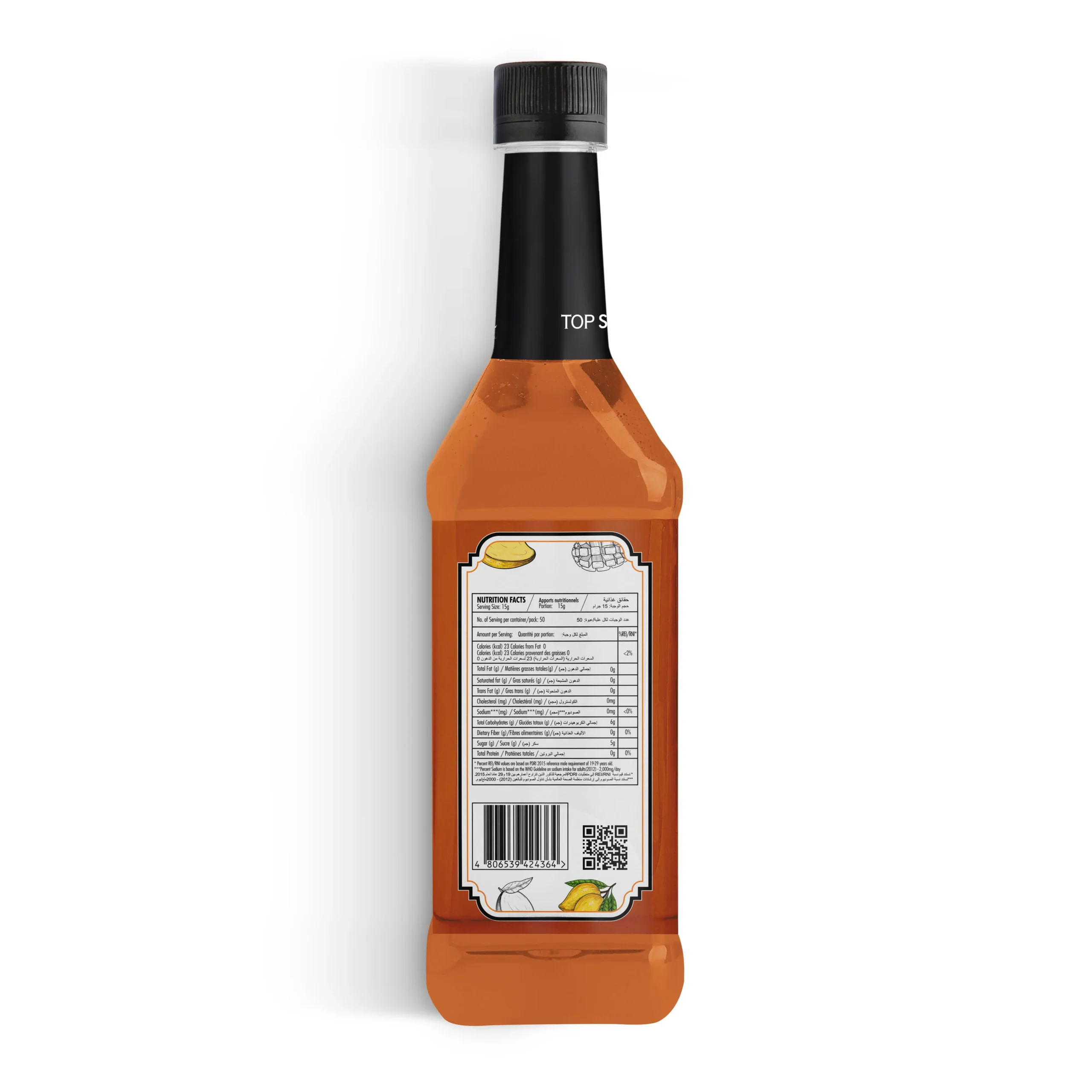 TOP Series Classique Mango Syrup 750ml - Image 4