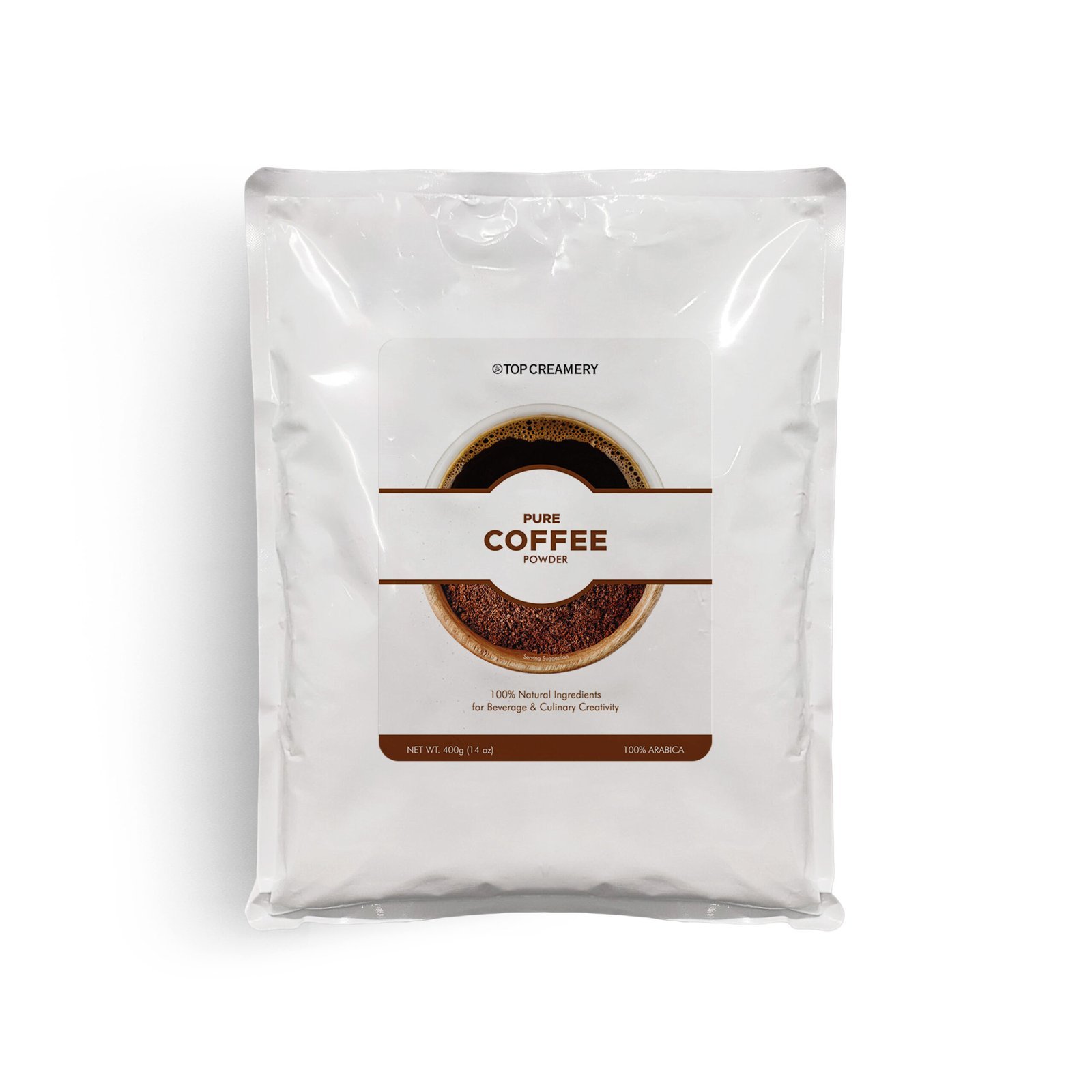 Pure Series Coffee Powder 400g premium coffee drink mix packaging front view
