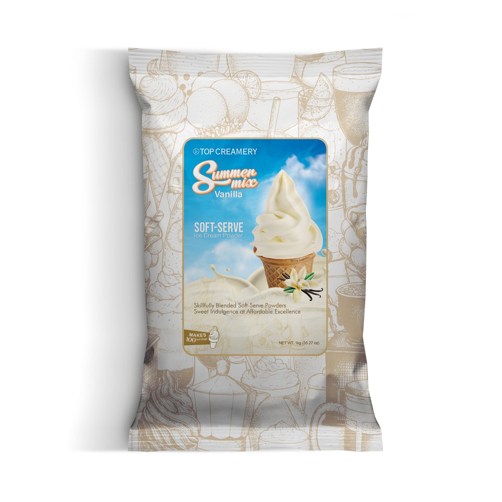 Ice Cream Vanilla Powder